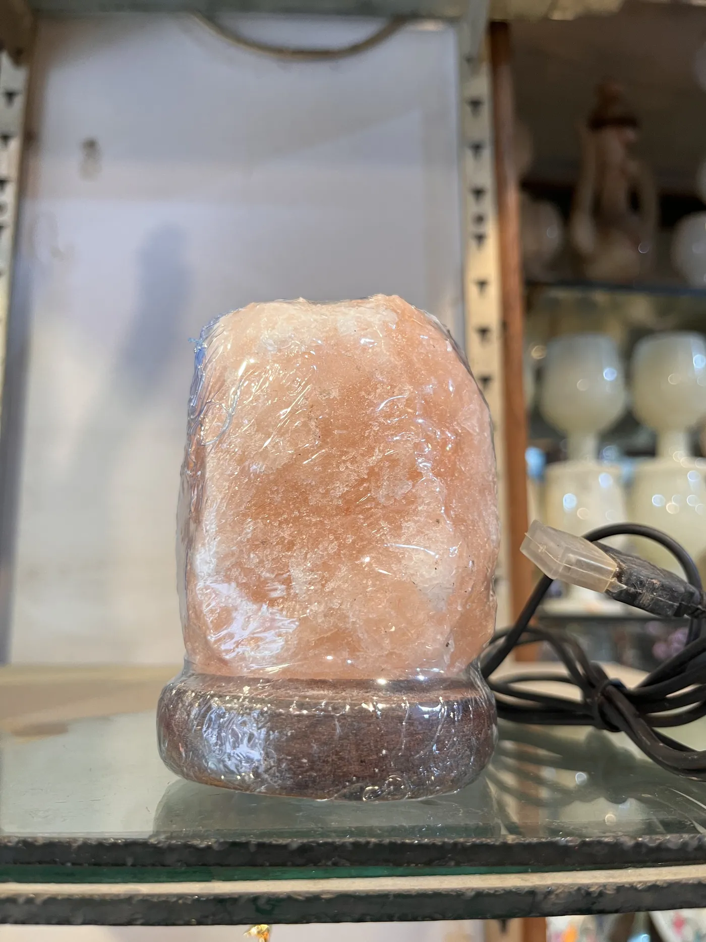 Authentic Natural Rough Himalayan Pink Salt Lamp (4-Inch, 2kg)