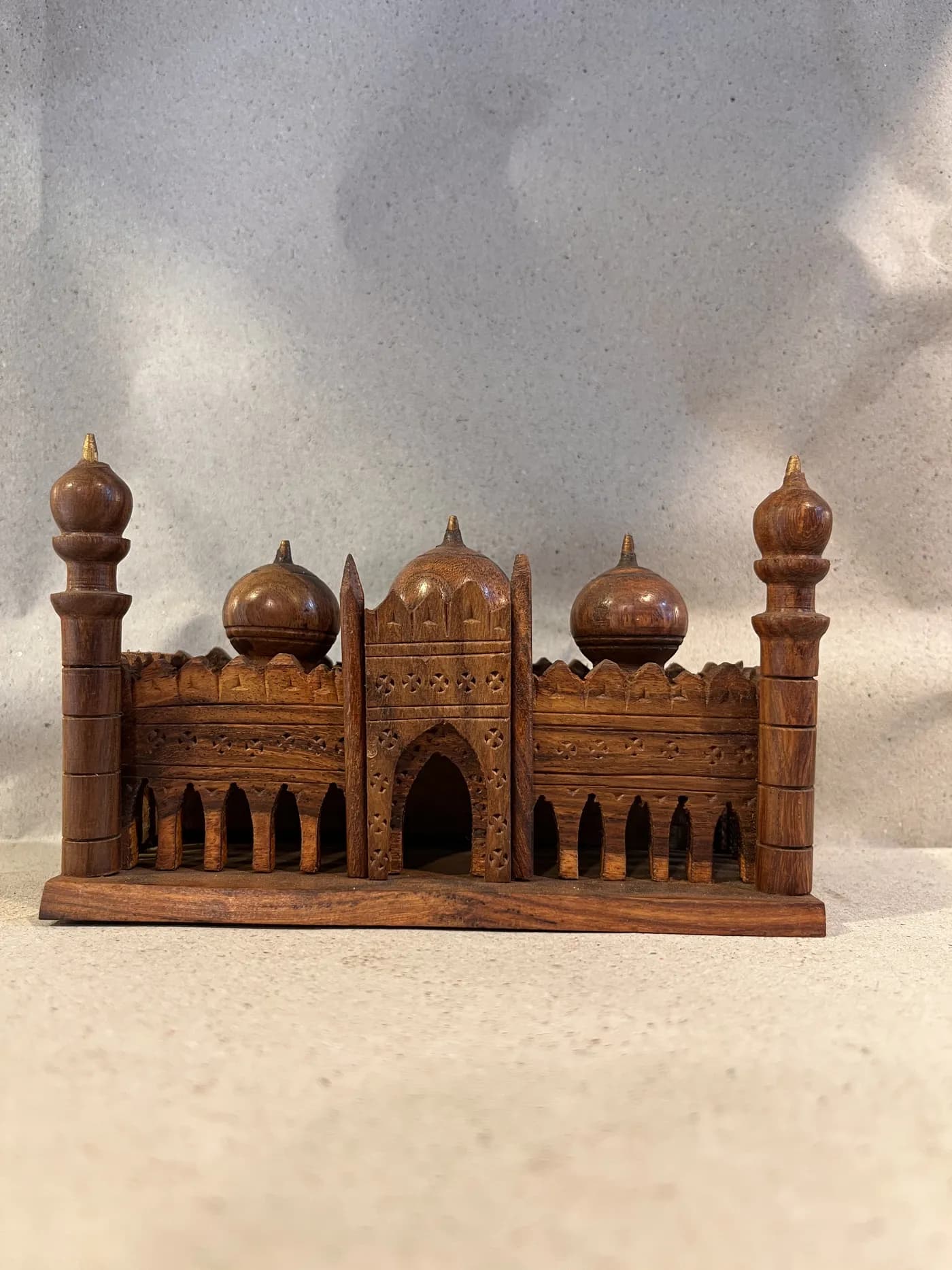 Sheesham Wood Badshahi Mosque Showpiece (6-Inch)