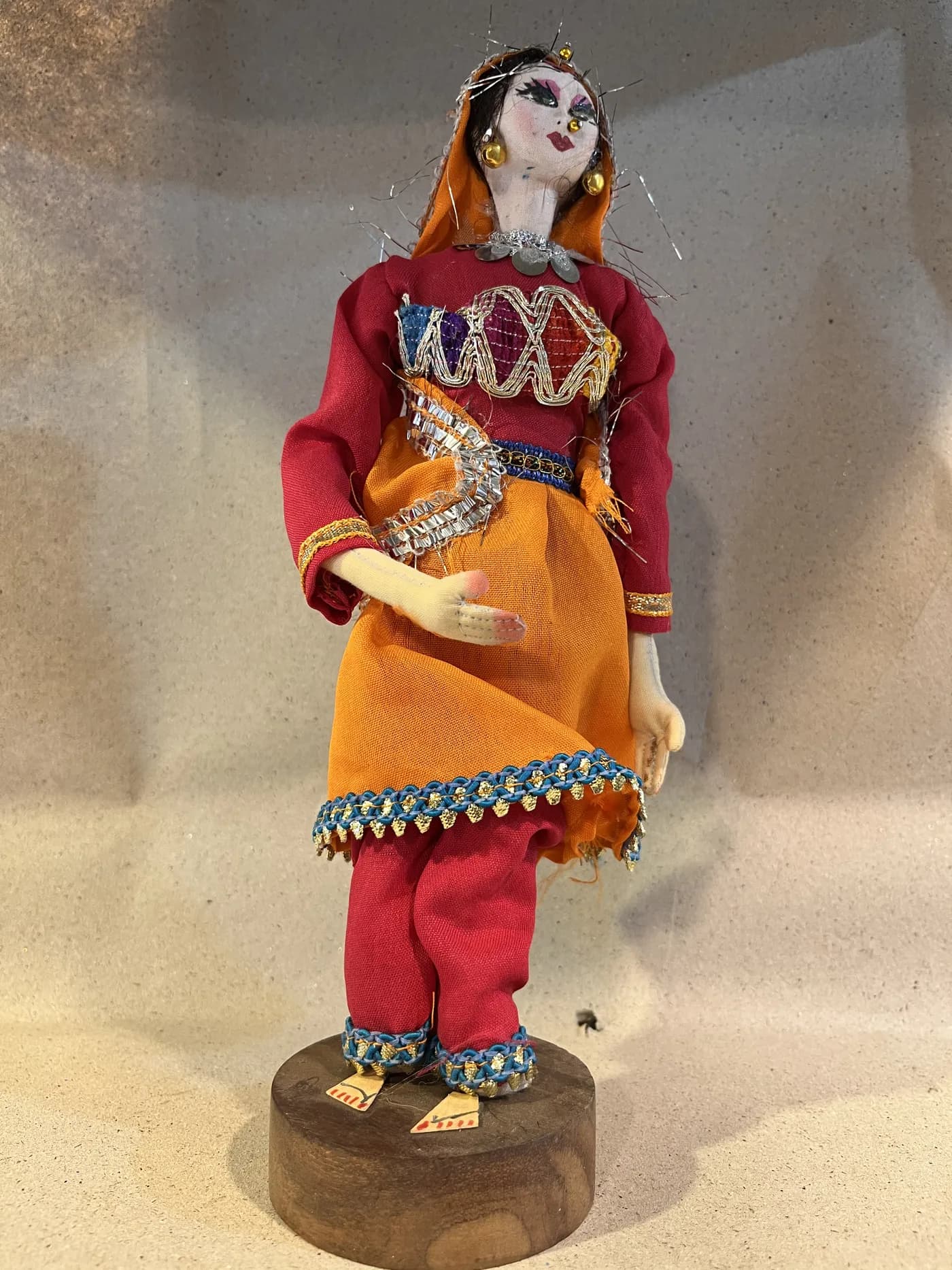 Authentic Pakistani handcrafted Traditional Pakistani Cultural Doll (11-Inch) - Artisan Craft from Ghazali Handicrafts Lahore